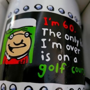 Shoebox 60th birthday Mug, Golf